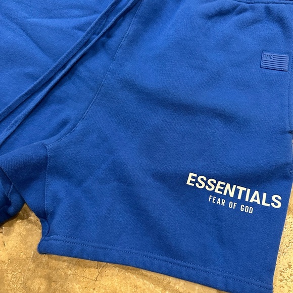 Fear of God x Crenshaw TMC Nipsey Hussle Blue Shorts - Picture 3 of 10